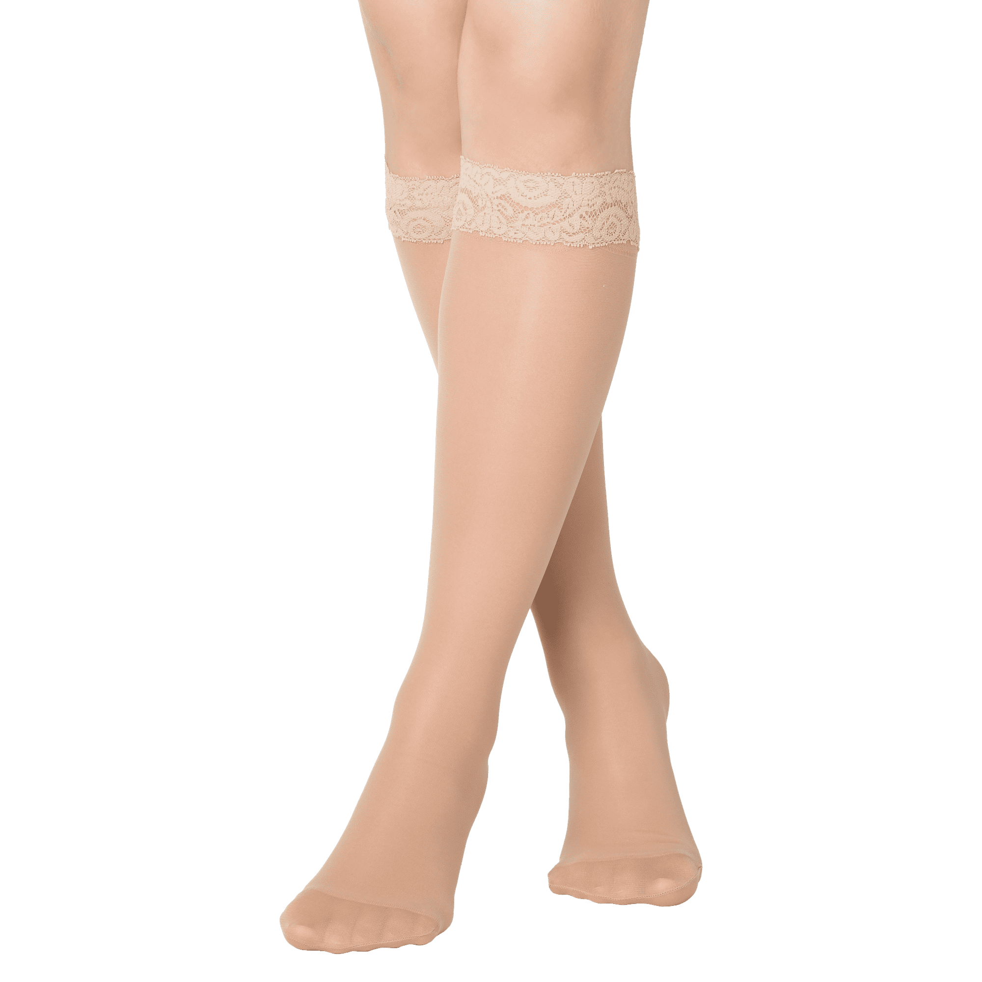 LACE SUPPORT STOCKINGS - Supreme skin